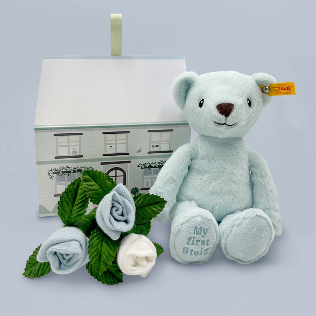My First Steiff Gift Box Blue Steiff New Baby Gifts Babyblooms My First Steiff Gift Box Blue Steiff New Baby Gifts Babyblooms