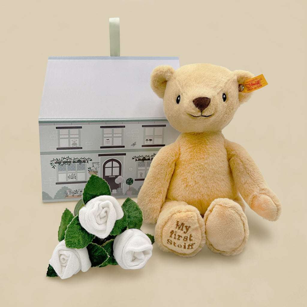 My First Steiff Gift Box Neutral Steiff New Baby Gifts Babyblooms