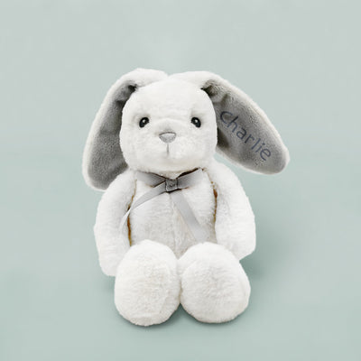 Personalised Little Grey Bunny Soft Toy
