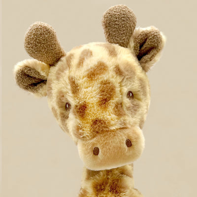 Georgie Giraffe Soft Toy with Jungle Pyjamas and Birthday Balloon