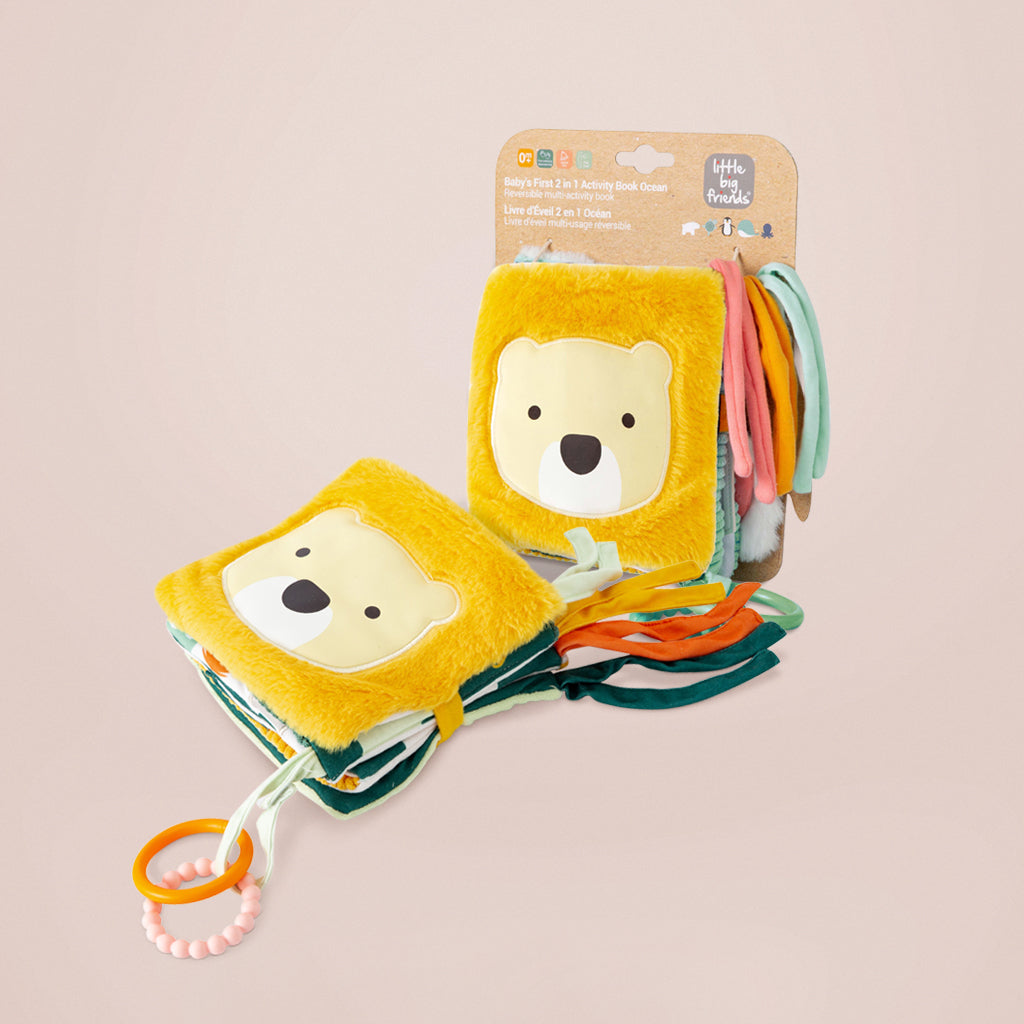 2-in-1 Soft Activity Book, Jungle | Little Big Friends – Babyblooms