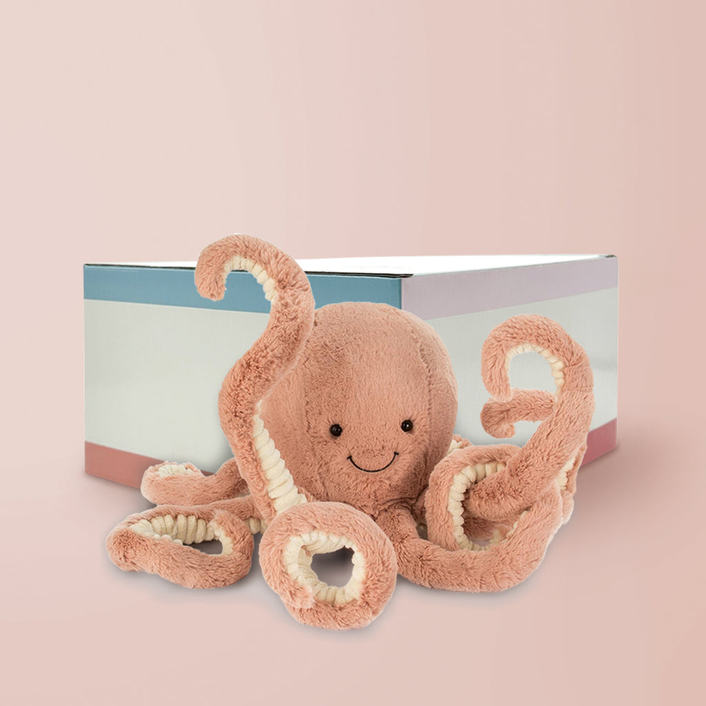 Jellycat Odell Octopus Soft Toy, Little - Main Image