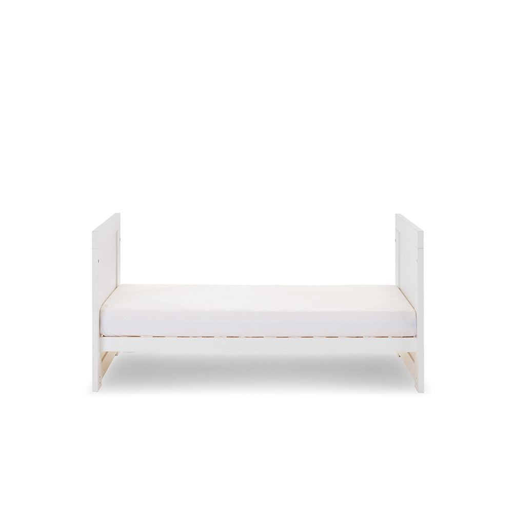 Obaby Nika Mini Cot Bed, White
