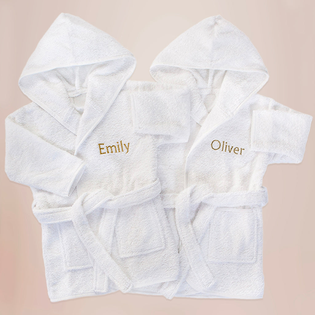 Personalised Royal Bathrobe Dressing Gown Babyblooms