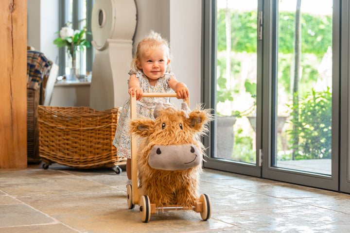 Little Bird Told Me Hubert Wooden Baby Walker 