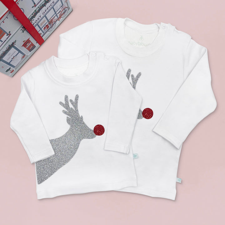 Reindeer Sparkle Christmas T-Shirt