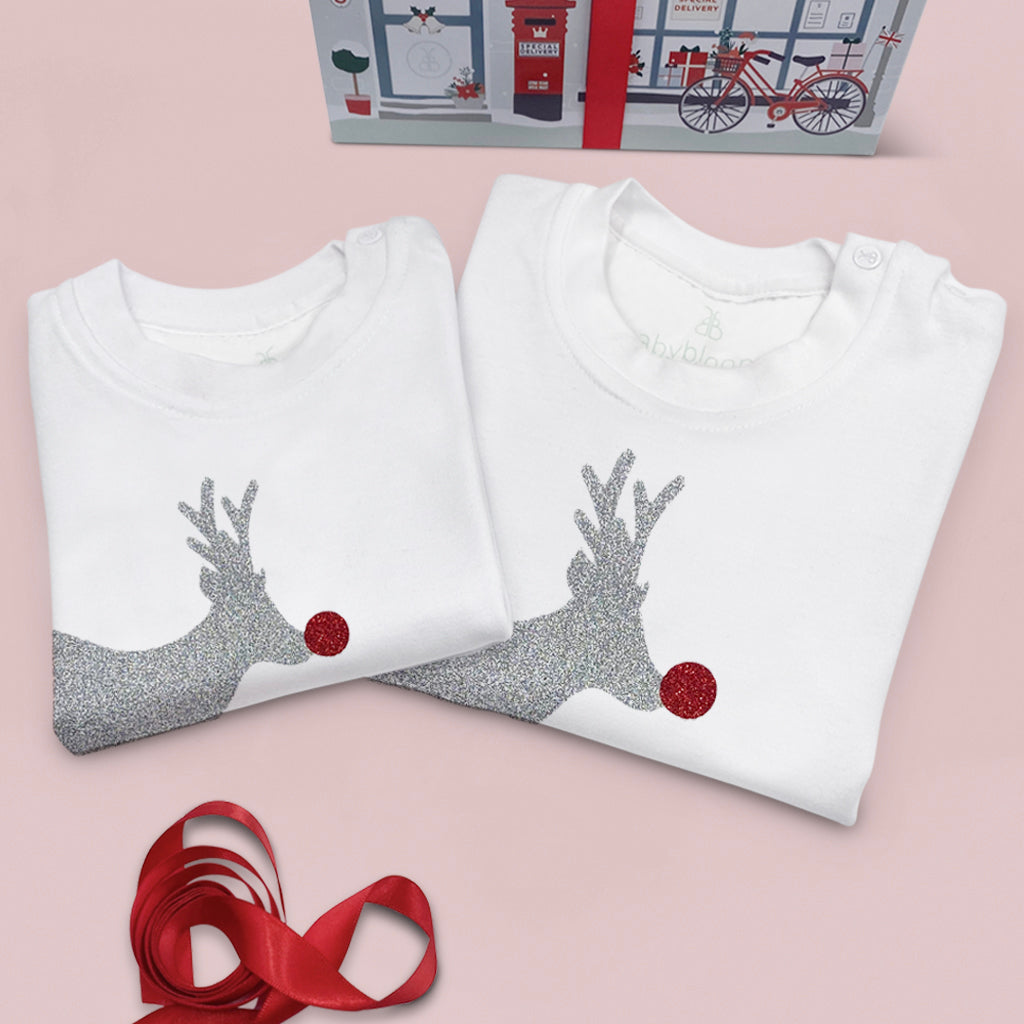 Reindeer Sparkle Christmas T-Shirt