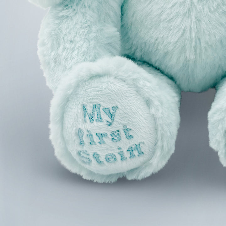 My First Steiff Hoppie Rabbit Motif, Blue