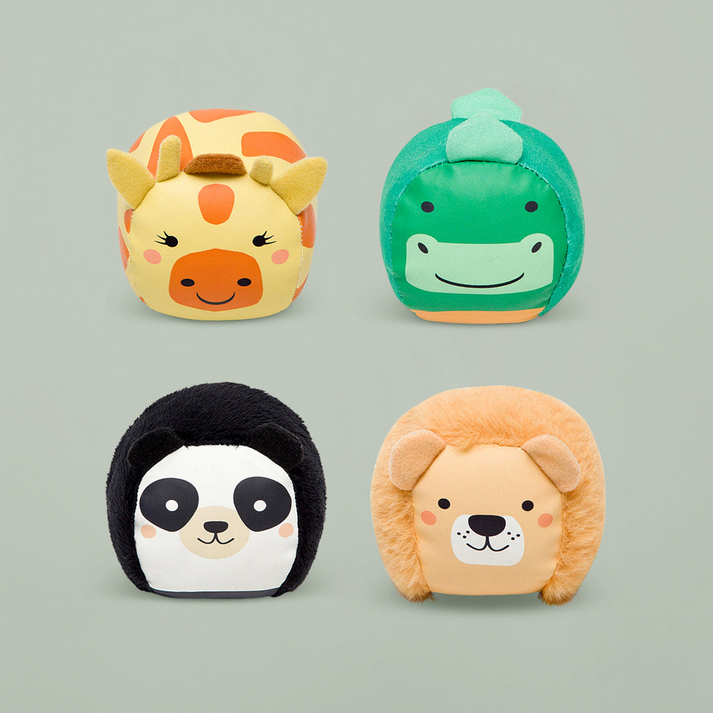 Set of 4 Roly Poly Balls, Jungle | Little Big Friends – Babyblooms