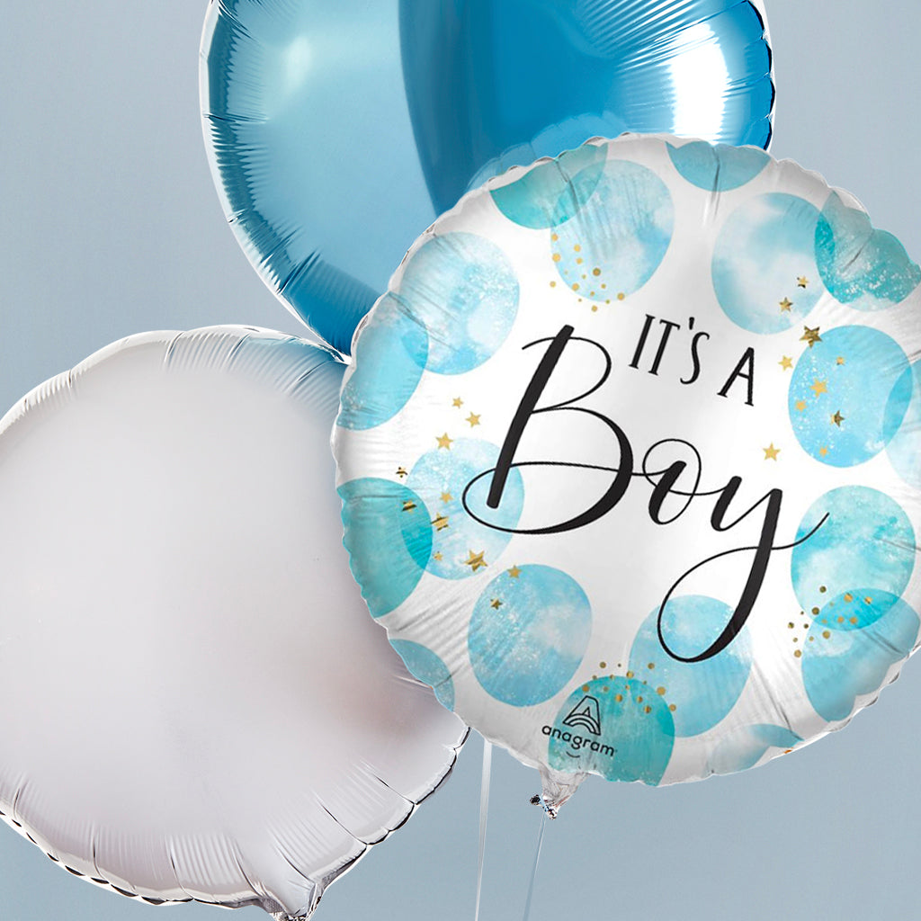 It's A Boy Balloon Trio