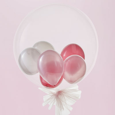 Luxury Pink Multi-Bubble Balloon