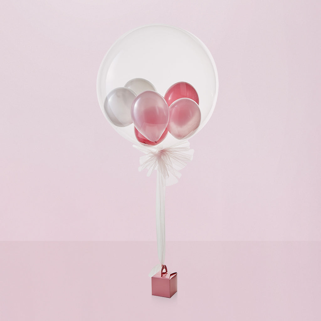 Luxury Pink Multi Bubble Balloon | Baby Balloons | – Babyblooms