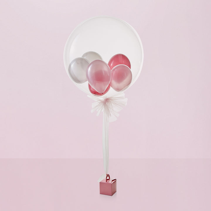 Luxury Pink Multi-Bubble Balloon