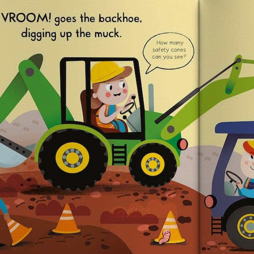Busy Diggers: A Push, Pull, Slide Board Book