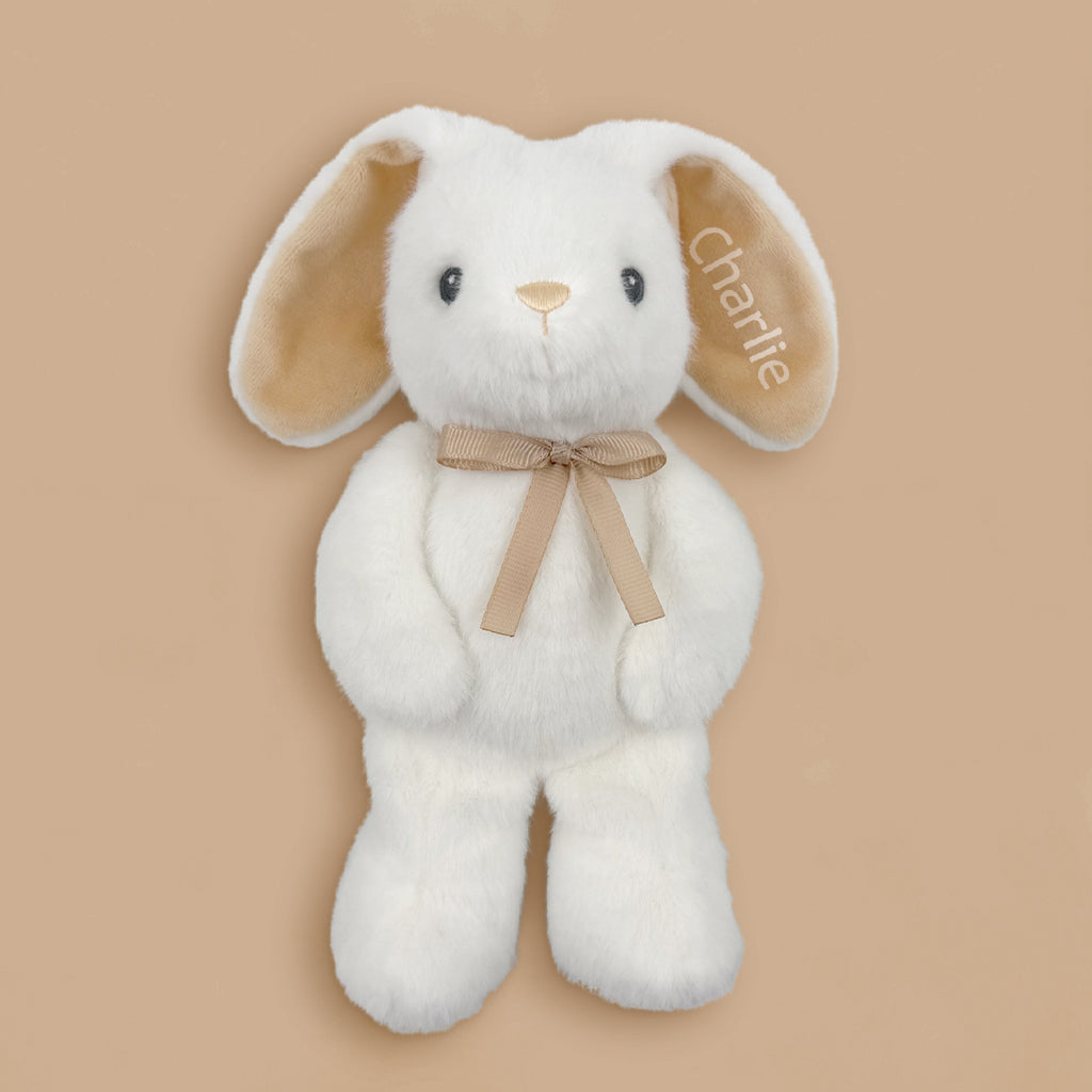 Personalised Little Beige Bunny Soft Toy