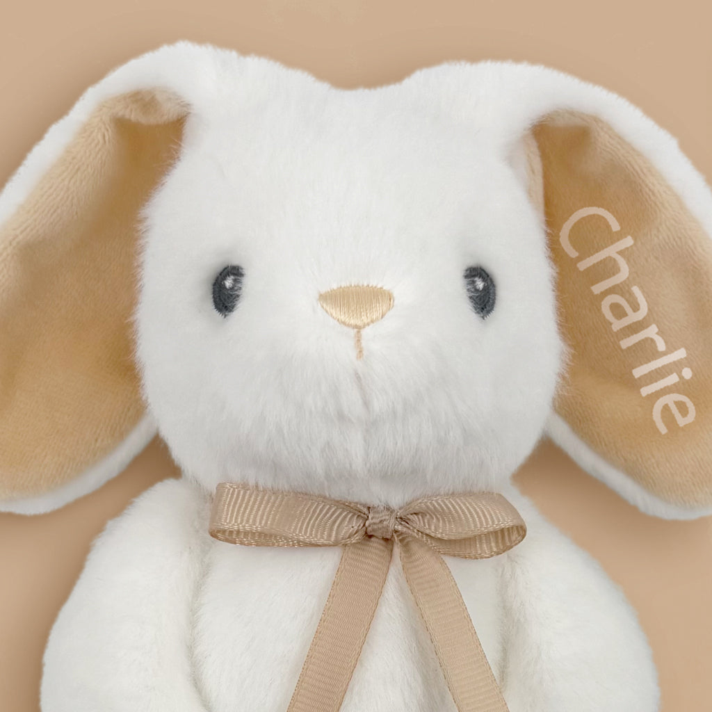 Personalised Little Beige Bunny Soft Toy