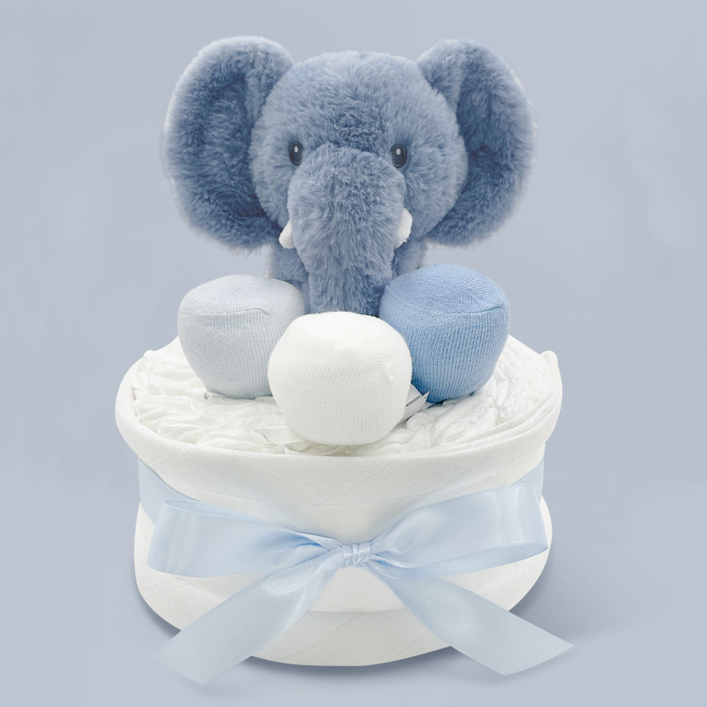 Baby Shower Gift Elephant Nappy Cake