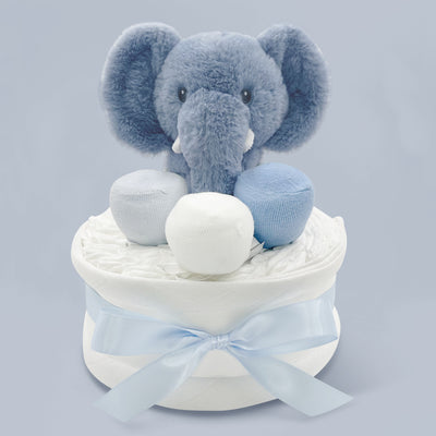 Baby Shower Gift Elephant Nappy Cake