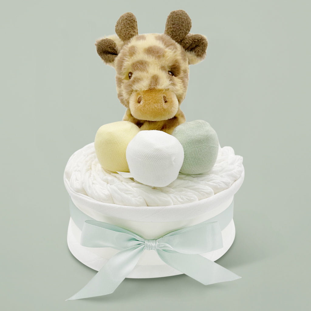 Baby Shower Gift Giraffe Nappy Cake