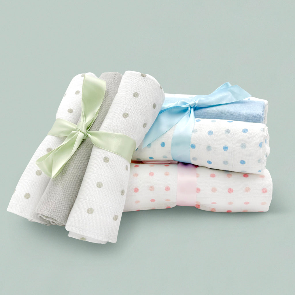 Cotton Muslin Squares Baby Gift