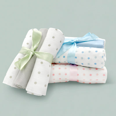 Cotton Muslins Squares Baby Gift 