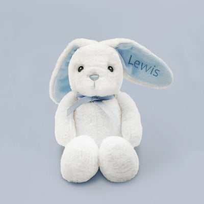 Personalised Little Blue Bunny and Little Love Baby Pyjamas