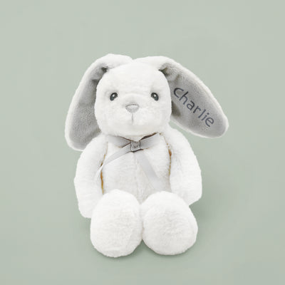 Personalised Little Grey Bunny with Little Love Baby Wrap