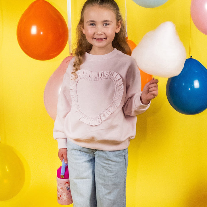 Childrens Pink Drinks Bottle with Fairy Design