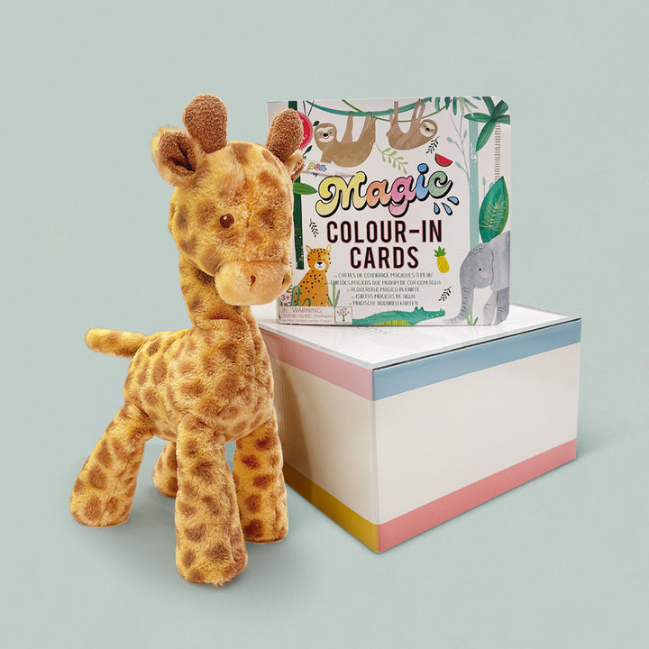Floss & Rock Jungle Magic Water Cards with Georgie Giraffe Soft Toy