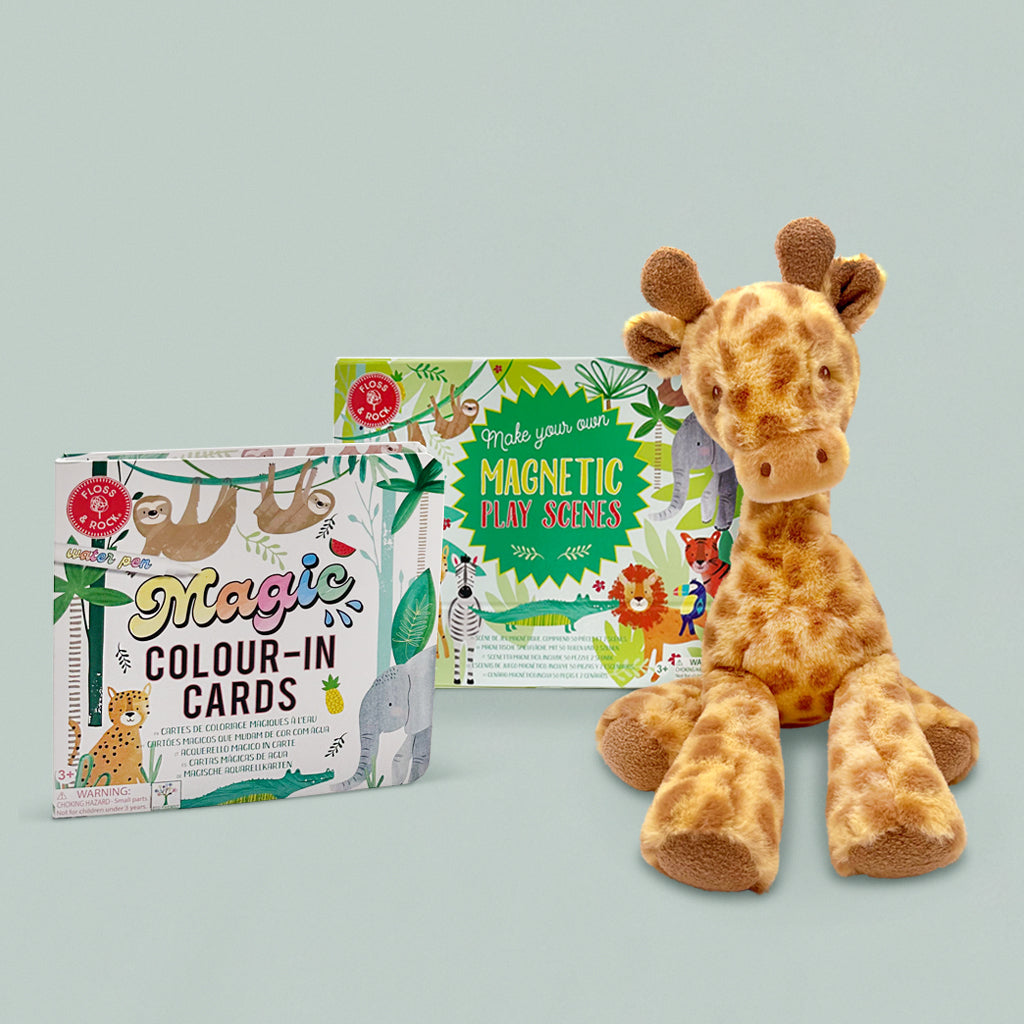Floss & Rock Activity Play Set with Georgie Giraffe Soft Toy