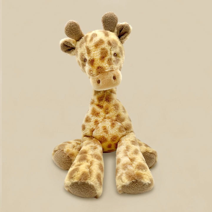 Georgie Giraffe Soft Toy with Jungle Pyjamas and Birthday Balloon