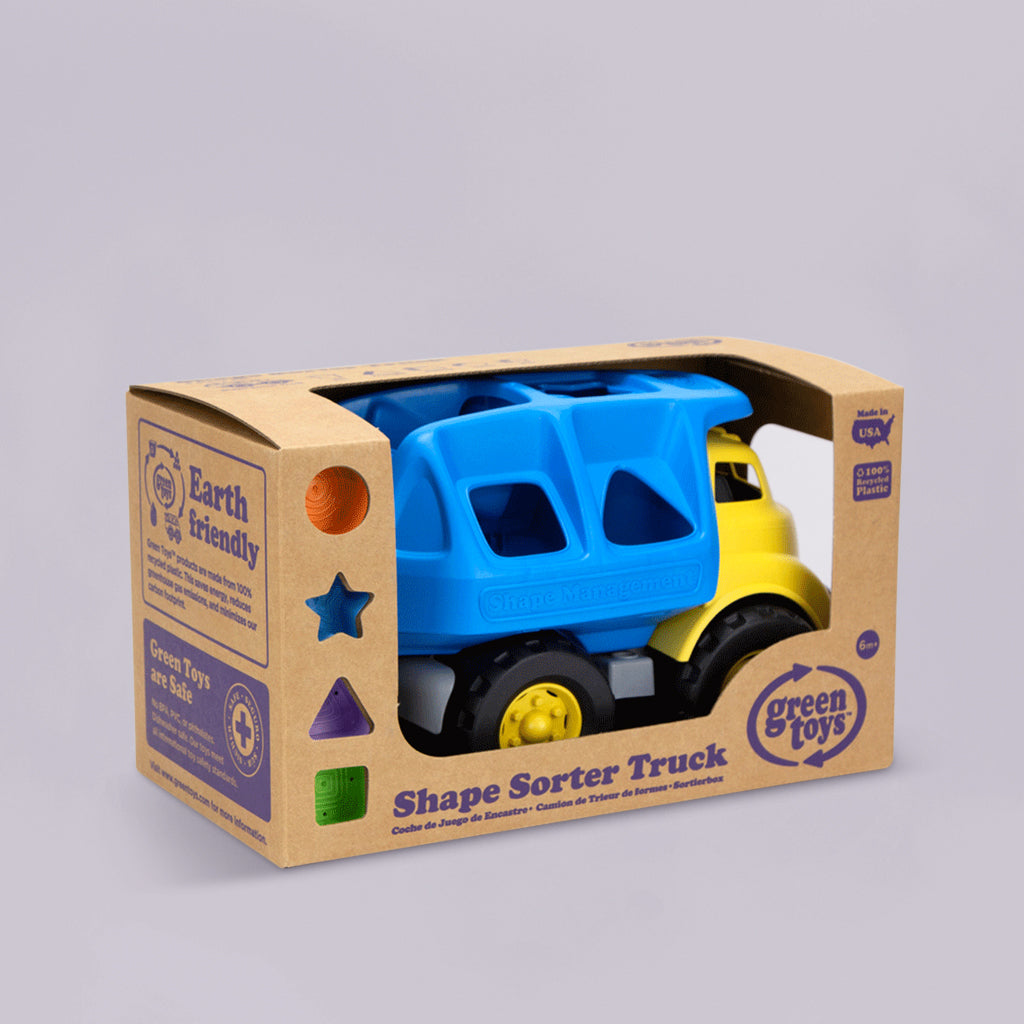 Green Toys Shape Sorter Truck Toy in Eco-Friendly Packaging
