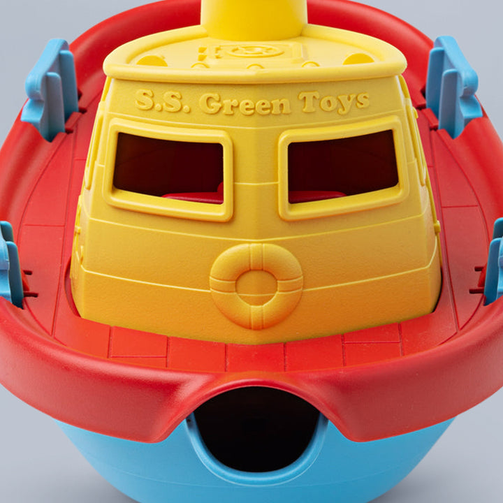 100% Recycled Plastic Tugboat Toy From Green Toys