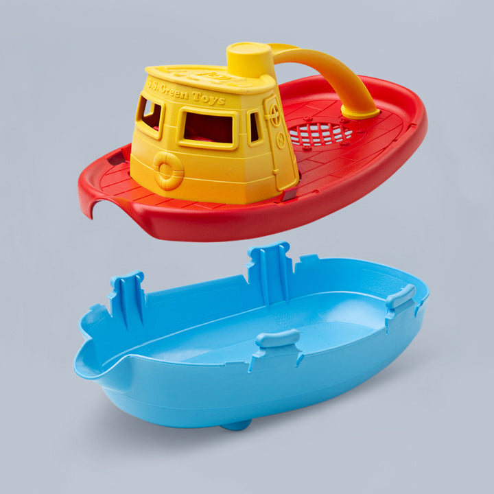 Green Toys Colourful Tugboat Toy Made From Recycled Plastics
