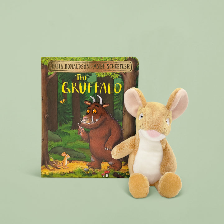 Gruffalo Mouse Soft Toy and Board Book Toddler Gift Set