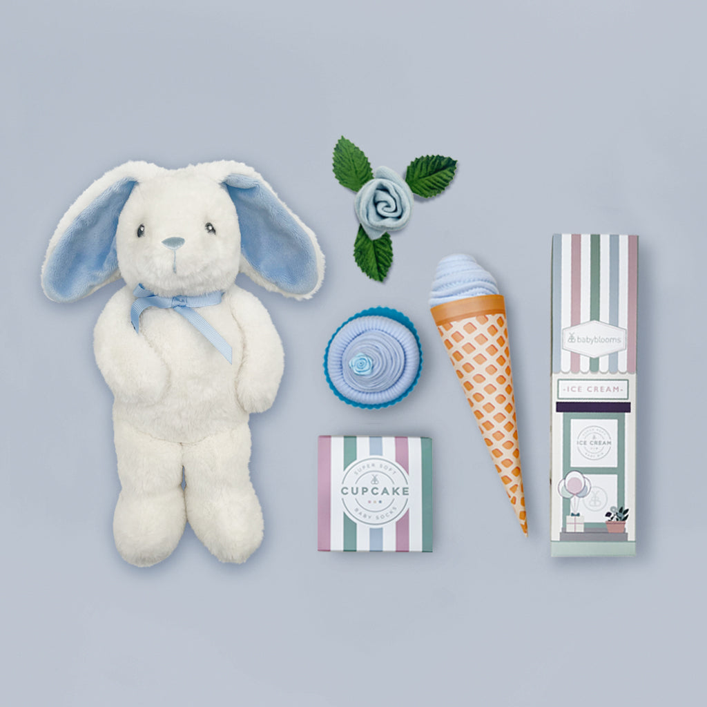 Hello Baby Gift Set, Blue