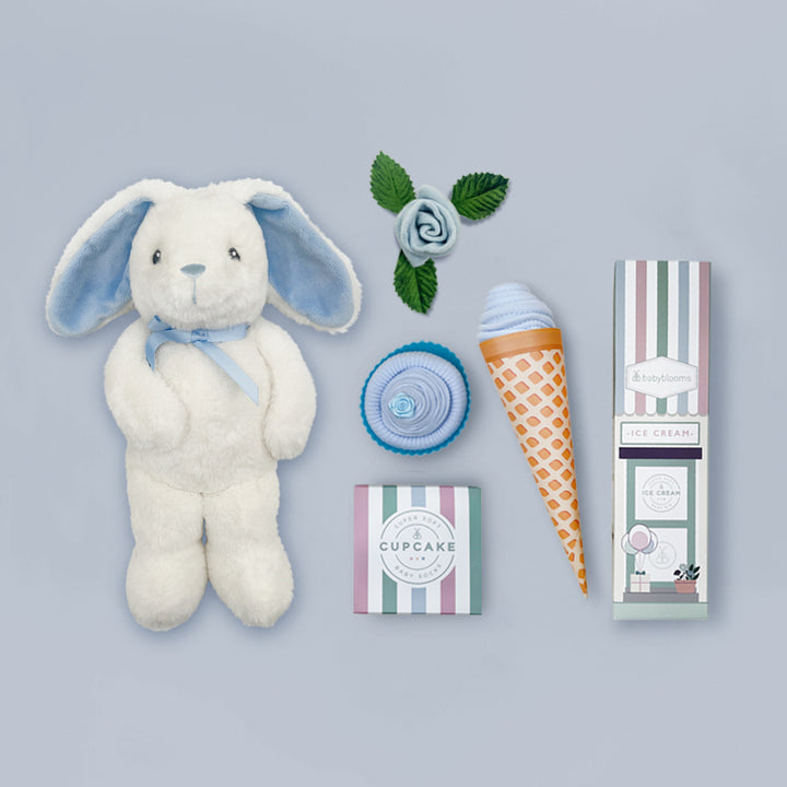 Hello Baby Gift Set, Blue