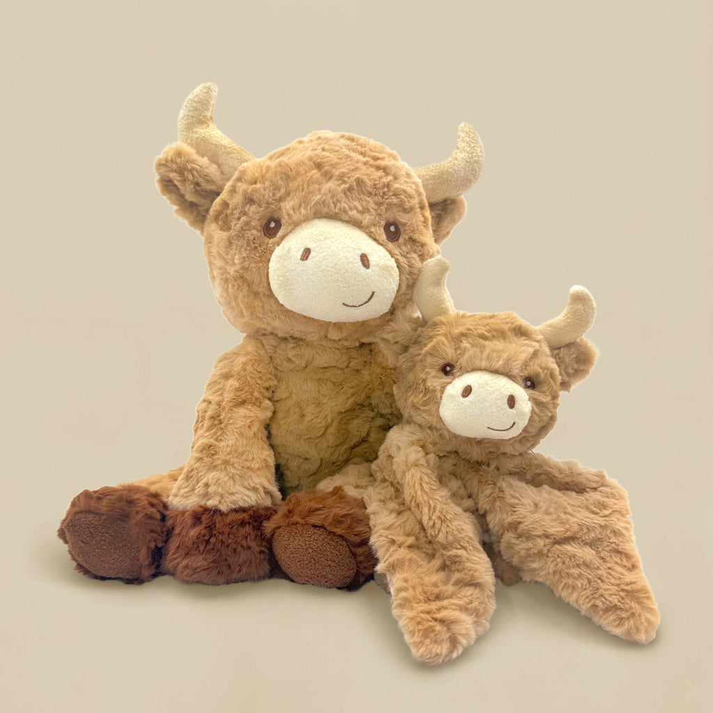 Highland Cow Soft Toy and Comforter Gift Set