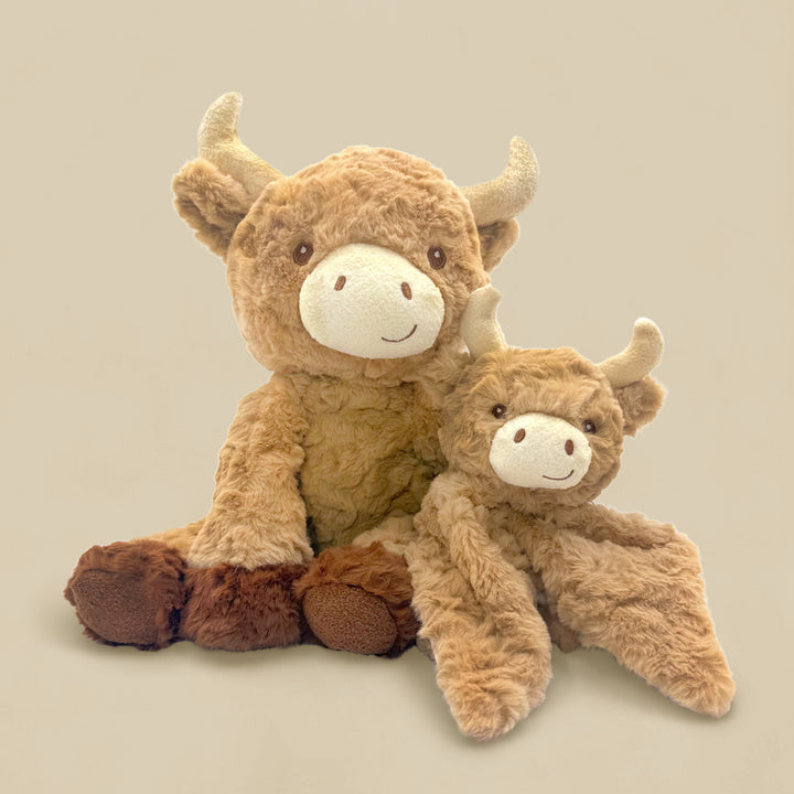 Highland Cow Soft Toy and Comforter Gift Set
