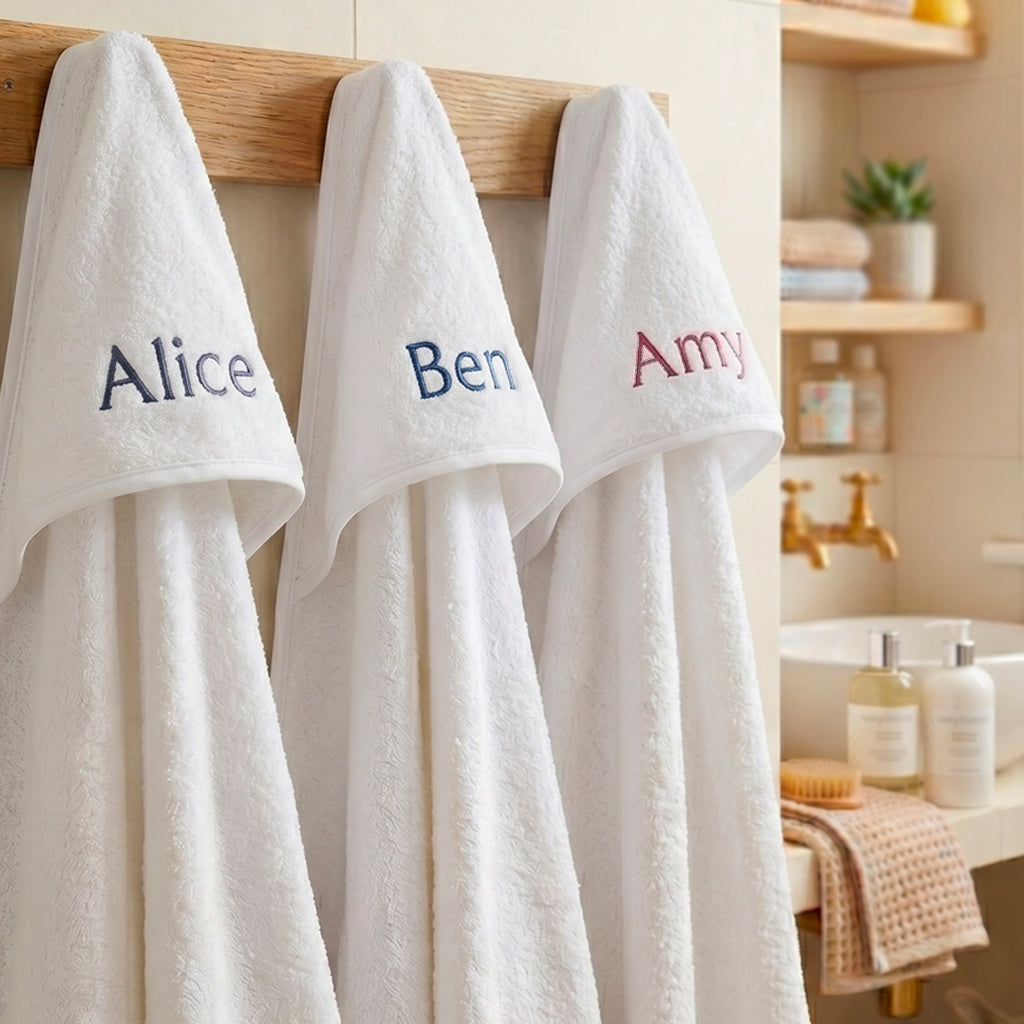 Personalised Large Hooded Towel Toddler Gift