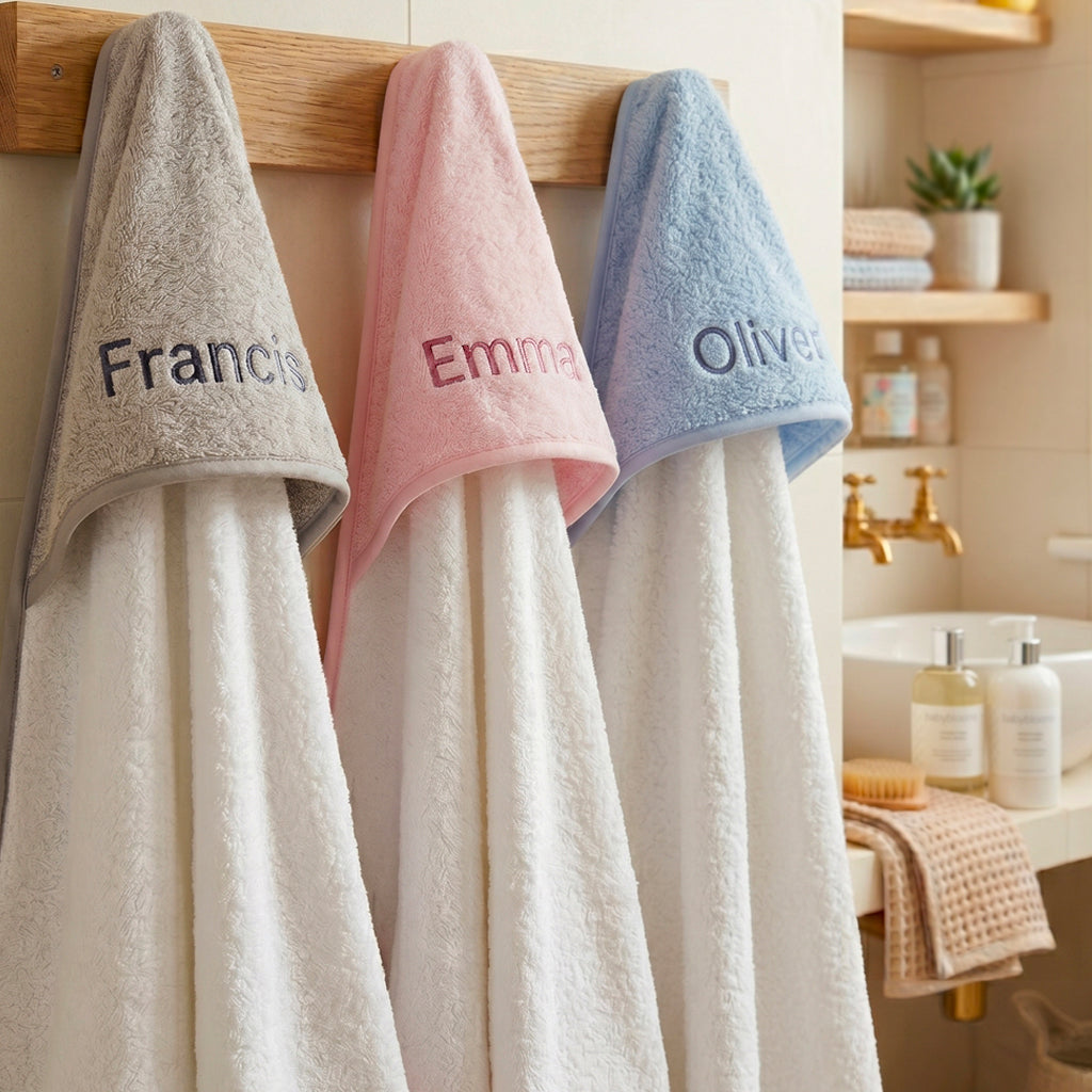 Personalised Hooded Baby Towel