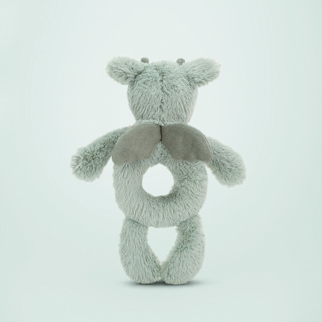 Jellycat Bashful Dragon Ring Rattle 