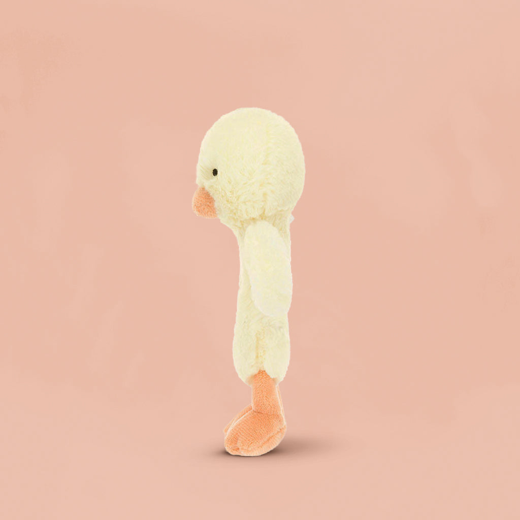 Jellycat Bashful Duckling Ring Rattle