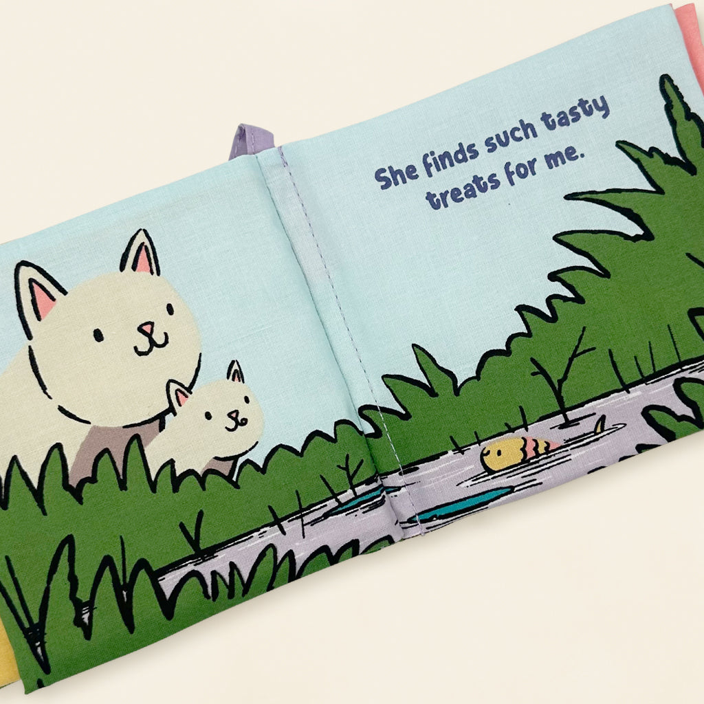 Jellycat Mummy Loves Me Book, Page Close Up