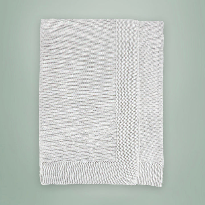 Babyblooms' 100% cotton Knitted Baby Blanket, Grey
