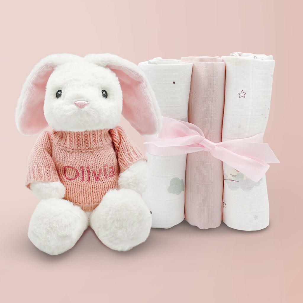 Cute Pink Bunny Cute Rabbit Wallpaper 4K, Kawaii Food, Kawaii Rabbit