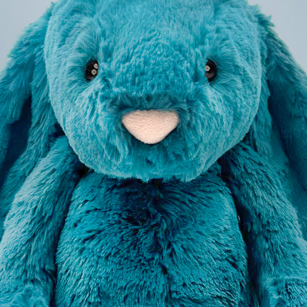 Bashful Bunny, Mineral Blue Jellycat Babyblooms
