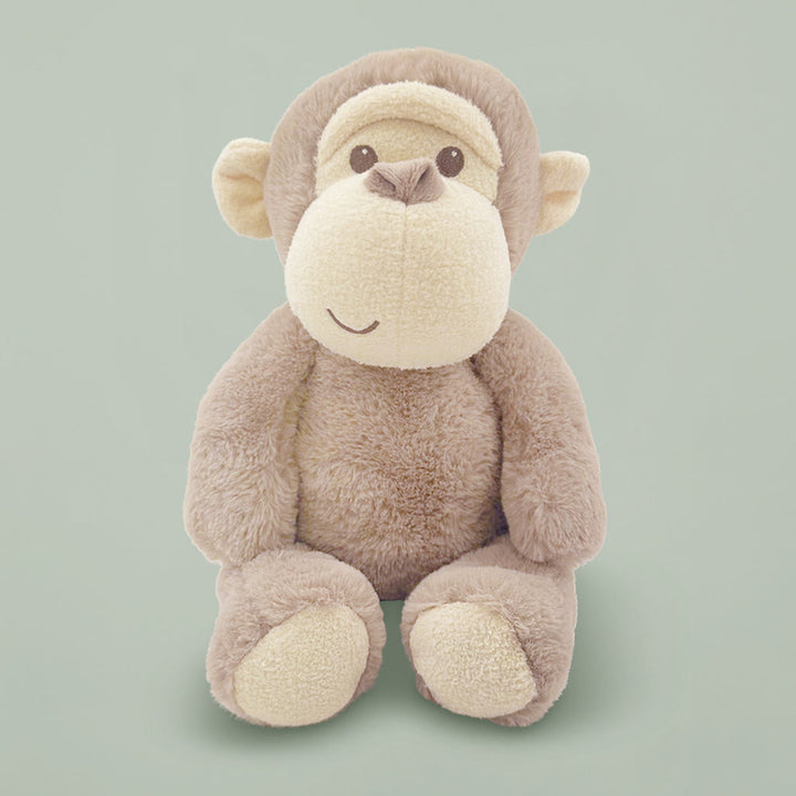 Morris Monkey Soft Toy With Personalised Baby Pyjamas, Blue