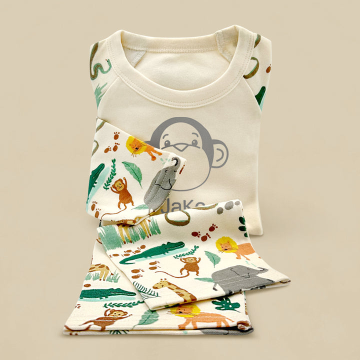 Morris Monkey's Jungle Balloon and Personalised Pyjamas Birthday Gift Set