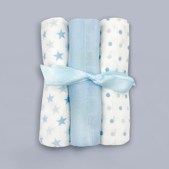 Cotton muslin squares baby gift